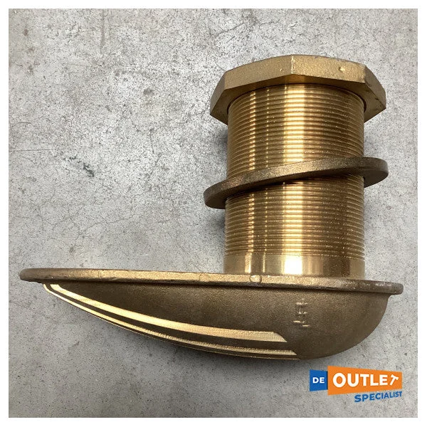 Groco 2.5 inch Bronze Through Hull Water Intake - 2600 Series Bon Marché