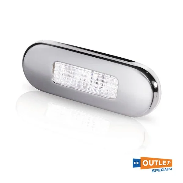 Prix Promo Hella LED Stairlamp White Chrome 12/24V - 2XT 959 680-811