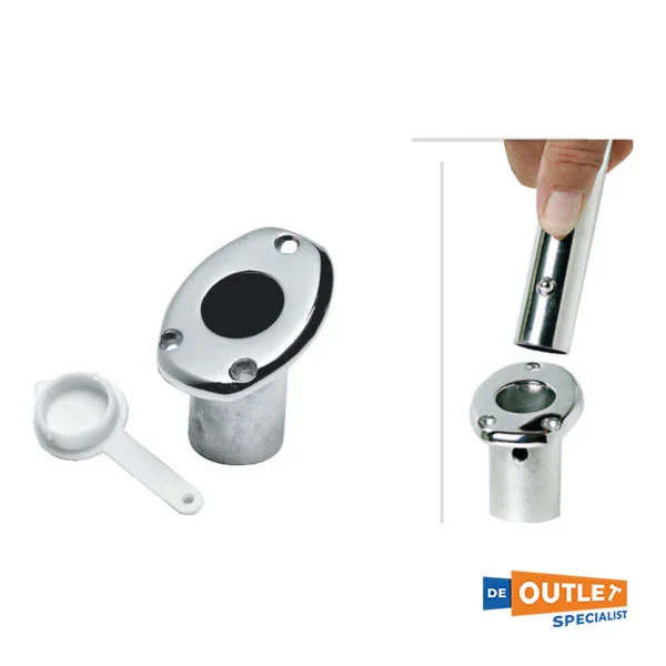 Dernier Modèle Osculati stainless steel flagpost holder 40 mm - 35.390.20 -C01