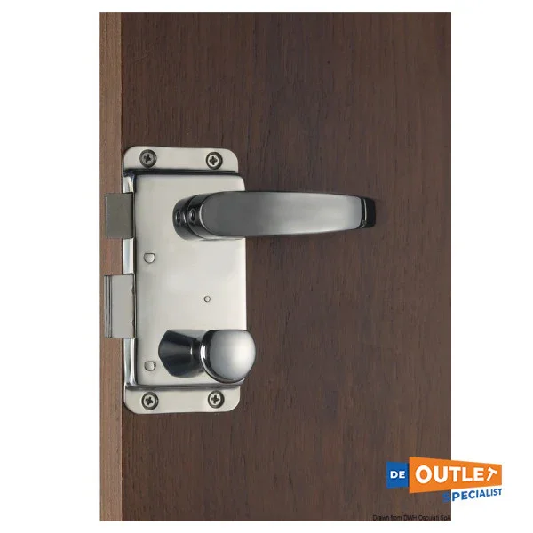 Osculati stainless steel door handle with lock - 38.129.52 Prix Bas
