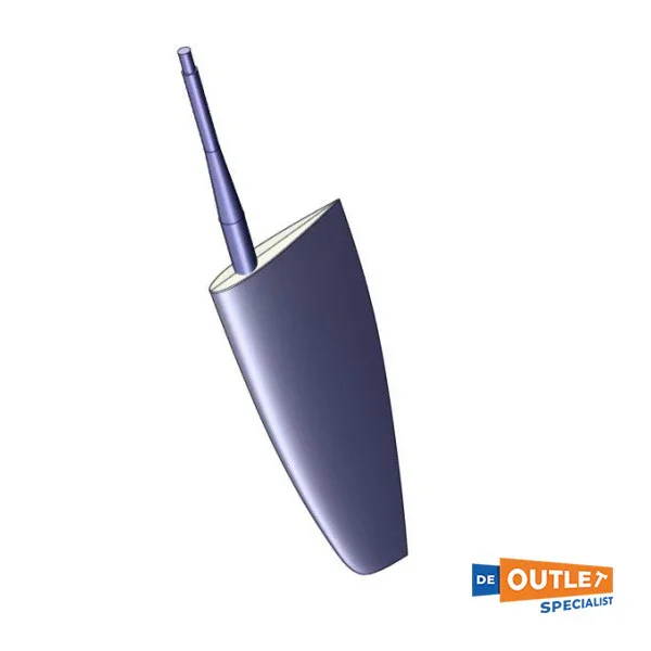 Jefa Hanse 575 Fiberglass Rudder Blade 126 mm - Tru0144 Promotion Saisonnière