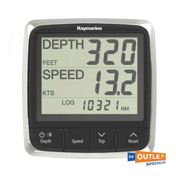 Produit De Marque Raymarine i50 Tridata Display Black Depth, Speed, Temperature - E70060