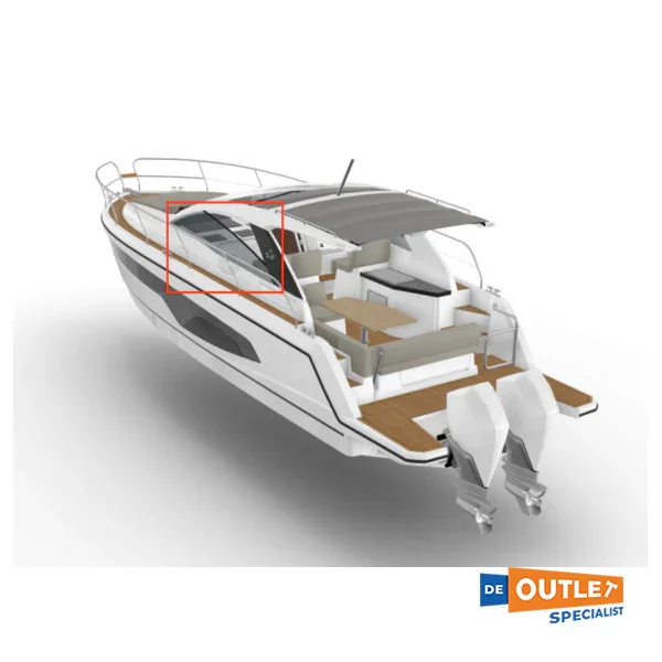 Vente Flash Lewmar Sealine S335V Portside Front Window Rectangular - TBF0767