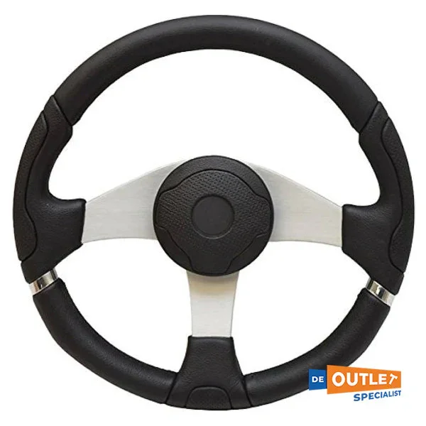 Ultraflex Marettimo Black Steering Wheel 350 mm - 64304H Retour Gratuit