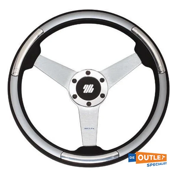 Retour Gratuit Ultraflex Linosa 3 -spoke Silver Steering Wheel 350 mm - 64295K