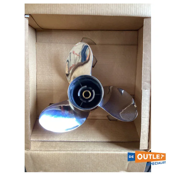 Usine Directe Yamaha 3-Blade 3x15-.25 "X19" -TL Stainless Steel Propeller-6cf-45970-10