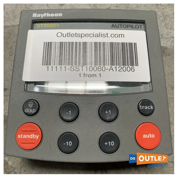 Must-Have Raymarine Raytheon ST4000+ Autopilot Control Display Broken - A12006