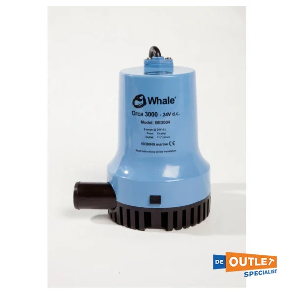 Whale Orca 3000 Electric Bilpump 24V 189 L Min - BE3004 Super Prix