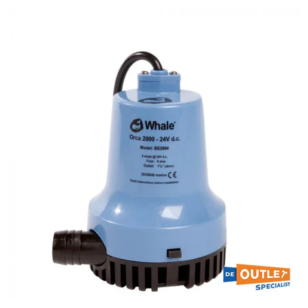 Prix Bas Whale Orca 2000 Electric Bilpump 24V 126 L Min - BE2004
