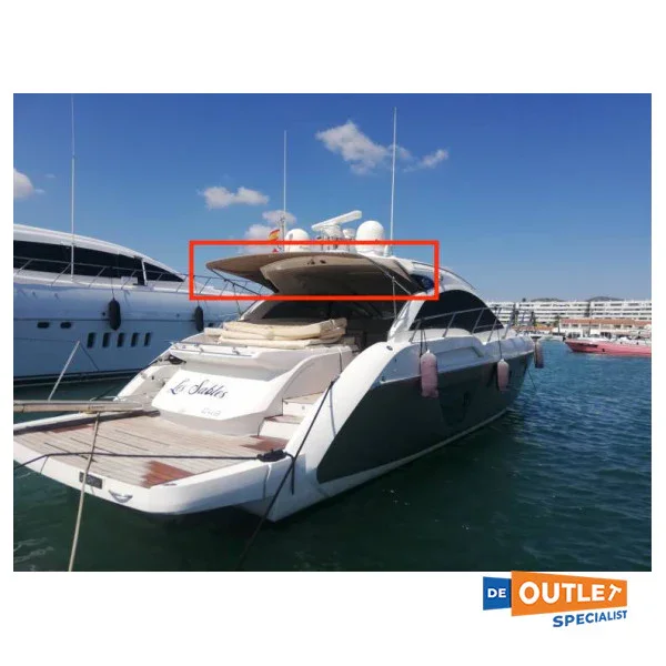 Solde Sessa Marine C48 Aft Sun Cover Canvas Beige - 048089G