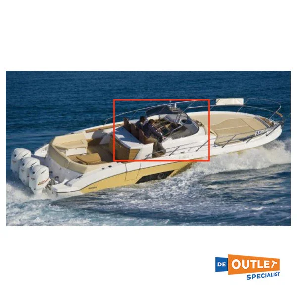 Nouvel Arrivage Sessa Marine Key Largo 36 Steering Console Cover Beige - 049551Z