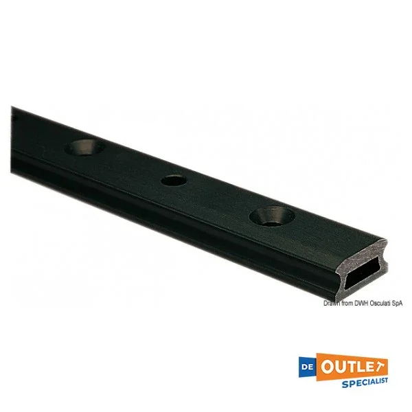 Lewmar Aluminum track 3 meter Black - 4667430 Affaire À Saisir