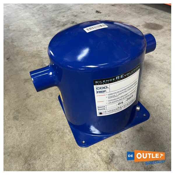 Quantité Limitée Silence Revolution Exhaust Silencer Blue 90 mm