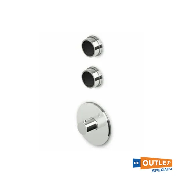 Zucchetti Savoir Thermostat Mixer tap built -in shower - ZSV091.cc Jusqu'à Épuisement Des Stocks