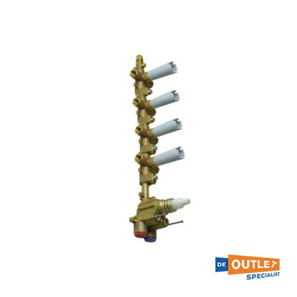 Zucchetti Universal Thermostat Shower Crane built -in module - R99793 Expédition Rapide