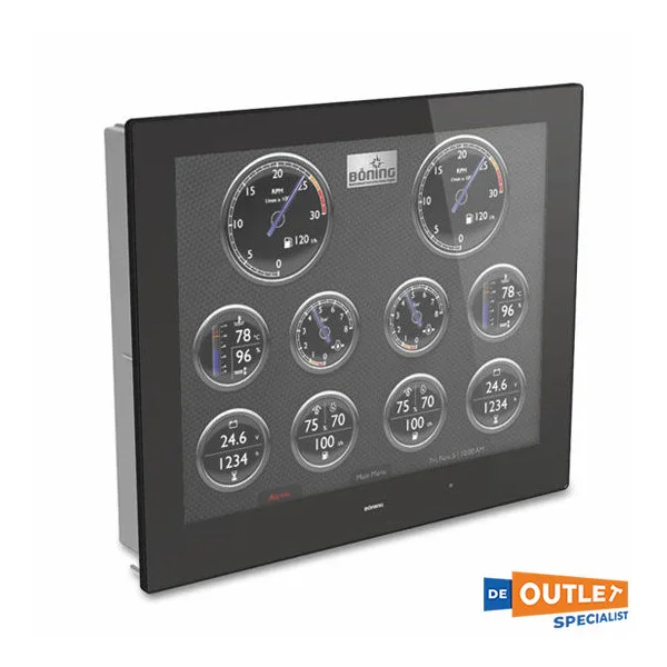 Boening AHD1215G 15 Inch Touchscreen Marine Monitor Navigational Display - AHD 1215 G Commande En Gros