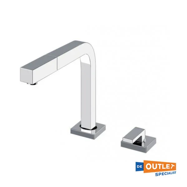 Gessi Single Liver Chrome Kitchen Tab Adjustable Hot Cold - 17423-031 Promotion