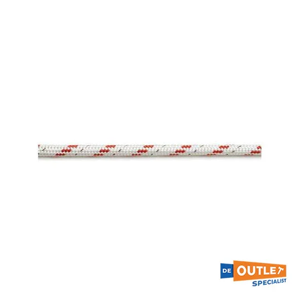 Certifié Roll trem sidney double braided line polyester 10 mm red - 150 m