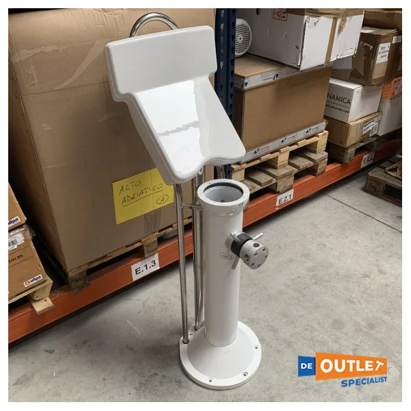 Dernière Chance Goiot Model 220 Complete Sailboat Steering Pedestal Kit White