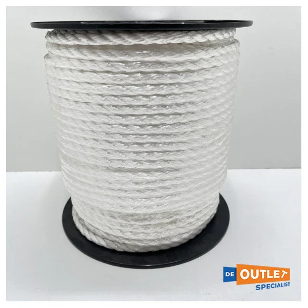 Super Prix Roll Lancelin beaten line 10 mm white 100 meters - 502689100