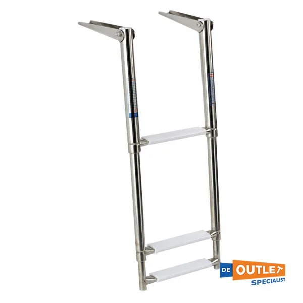 Osculati Stainless Steel Bathing Ladder 3 -Steps - 49.541.03 Nouvel Arrivage