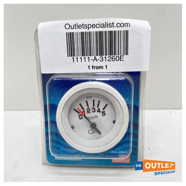 Bon Marché Teleflex Oil Pressure Sensor White 5 -Bar - 31260E