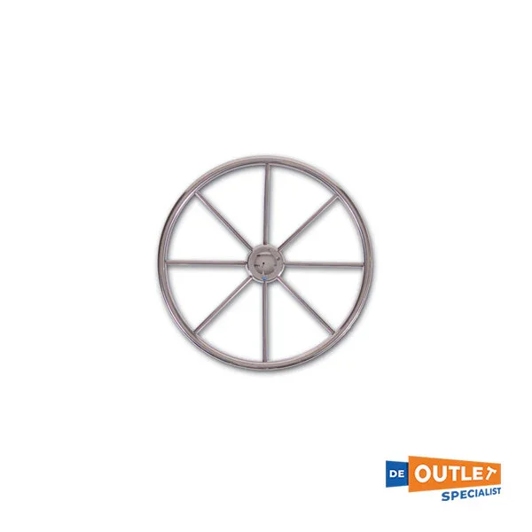 Réduction Stazo Type 14 6 -spoke Stainless steel steering wheel 60 cm - 1550