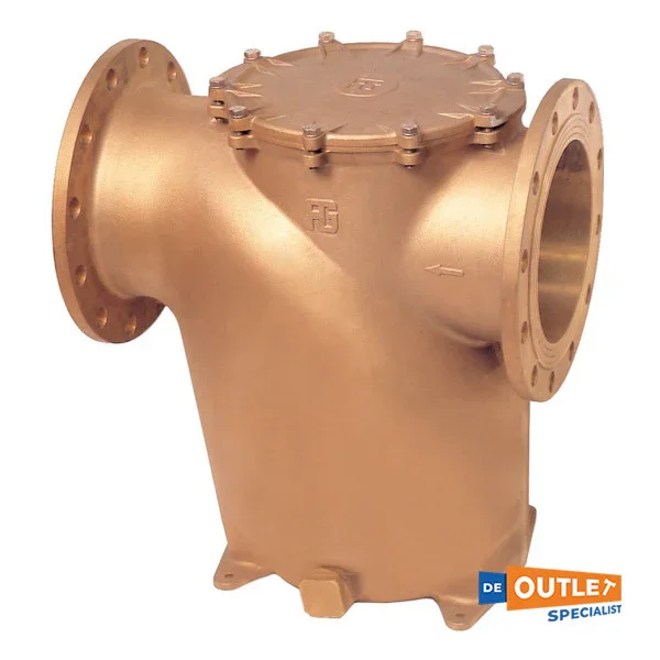 Guidi Series 1281 Bronze Seawater Filter Diameter 125 mm-1281-DN125-PN6 Seulement Aujourd'hui