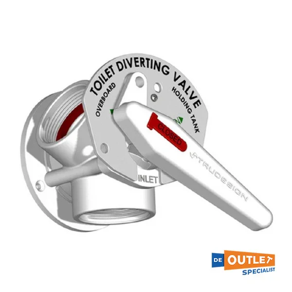Trudesign Manual 3-way valve White 90314 Réduction