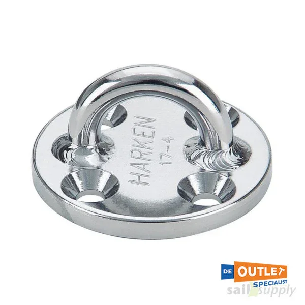 Expédition Rapide Harken 629 Stainless Steel Round High Load Padeye 95 mm