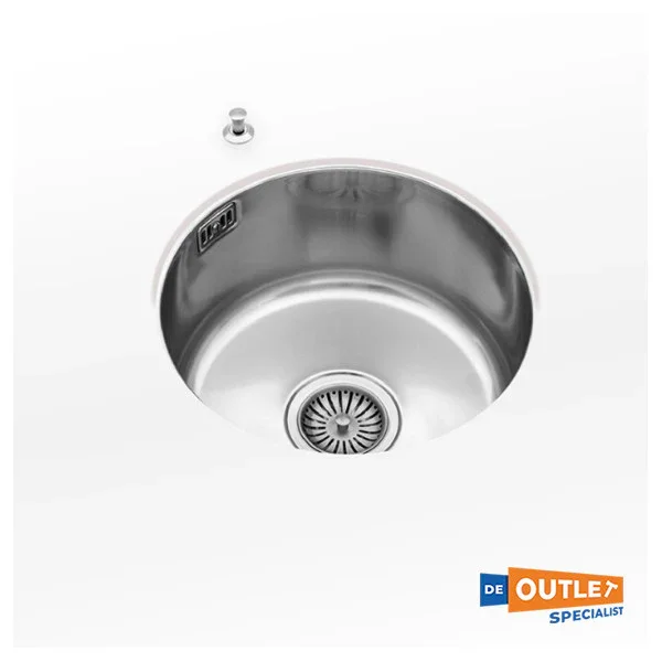 Alpes VS35-D 350 mm Undermount Stainless Round Steel Sink Petit Prix