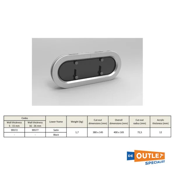 Goiot Evolution 380 x 145 mm - 33.10P Pothole - 105277 Acheter Direct