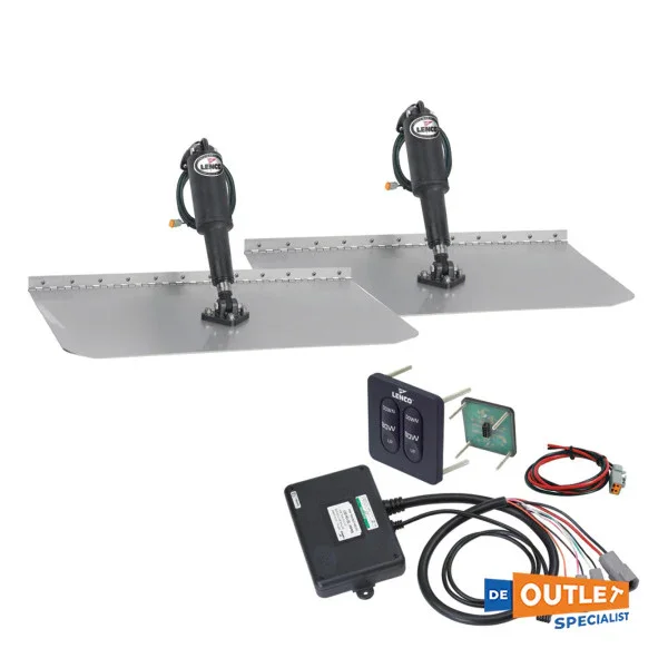 Lenco TT12x30 Stainless Steel Trim Tab Kit 12V - 12348-103 Top Vente