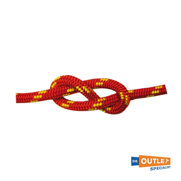 Populaire Roll Amare Double Braided Line 14 mm 200 meters Red - 0820314