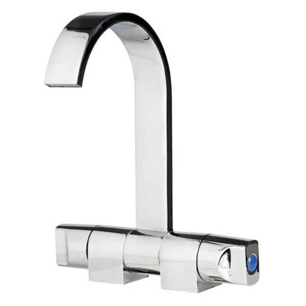 Osculati Design Washbasin Mixer Hot -Cold Chrome - 17.046.22 Meilleur Choix