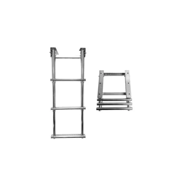 Allpa 3 steps stainless steel telescopic swimming staircase 690 mm - 494020 Dernière Chance