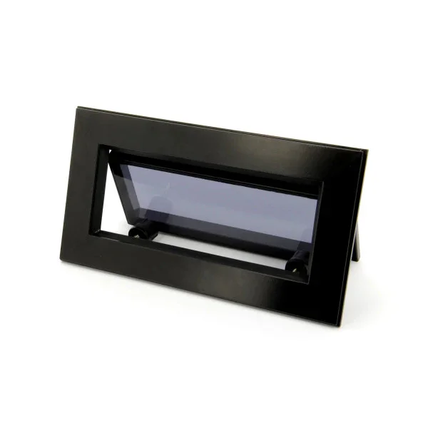 Vetus PL711 Aluminum Patrijspoort 156 x 303 mm Black Expédition Rapide