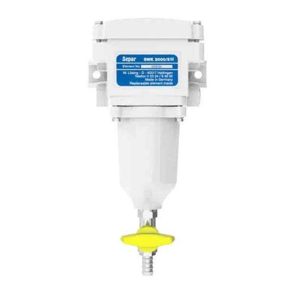 Separal filter SWK2000/5 fuel filter - Water separator 300l hours Pas Cher