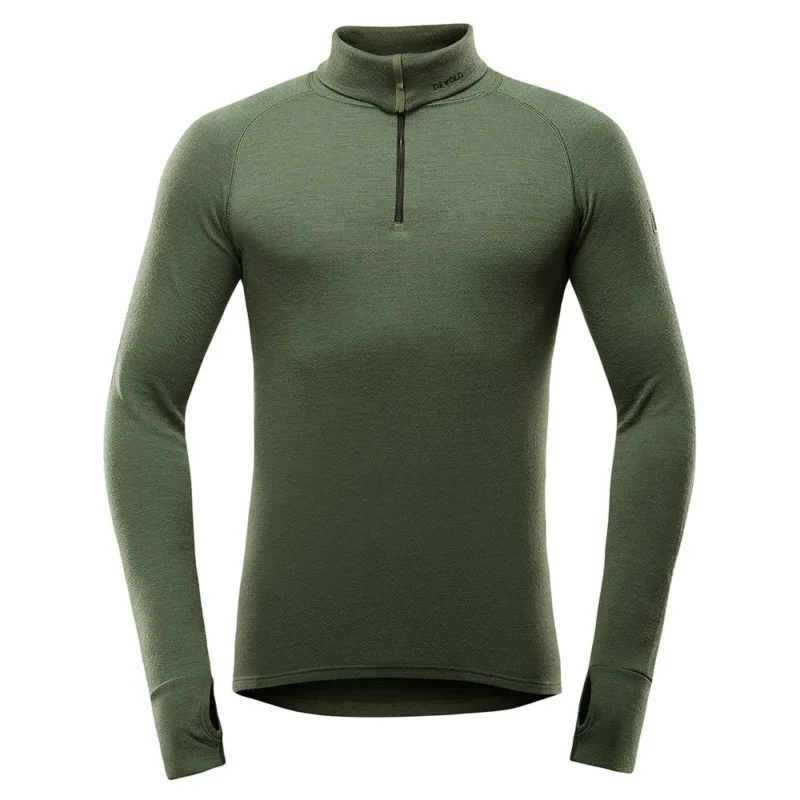 Offre Du Jour DEVOLD OF NORWAY T-shirt à manches longues avec demi-zip Expedition Merino 235