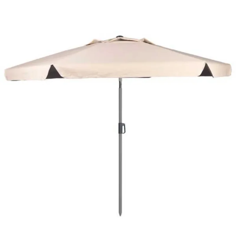 Aktive 62338 UV50 Ø grand parasol de jardin hexagonal inclinable et résistant au vent 230 cm Produit De Marque