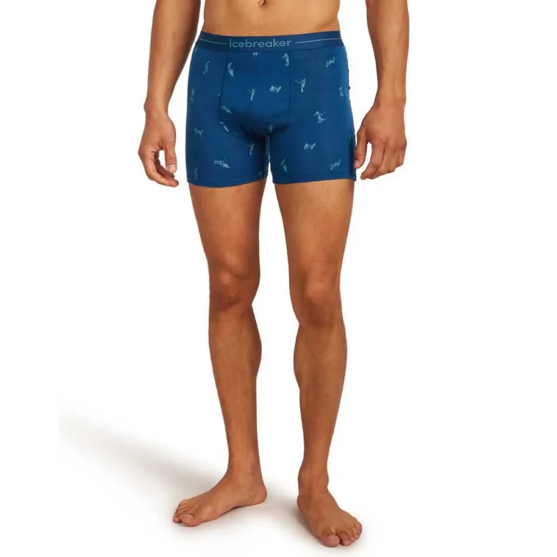 Icebreaker Boxers Merino 150 Anatomica Snow Day Livraison Express