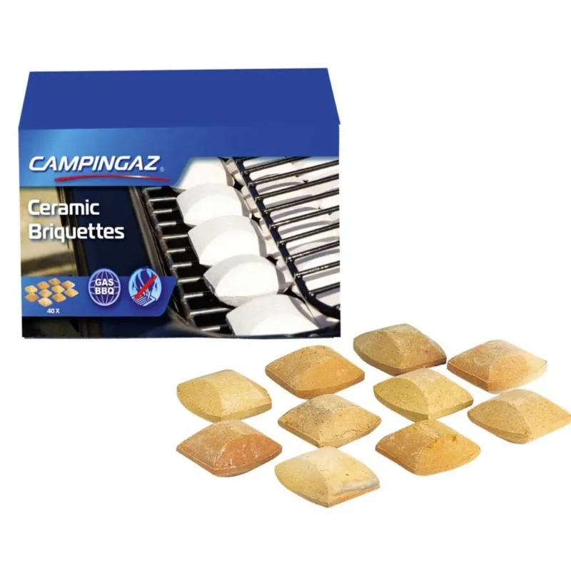 Campingaz Briquettes en céramique 40 unités Retour Gratuit