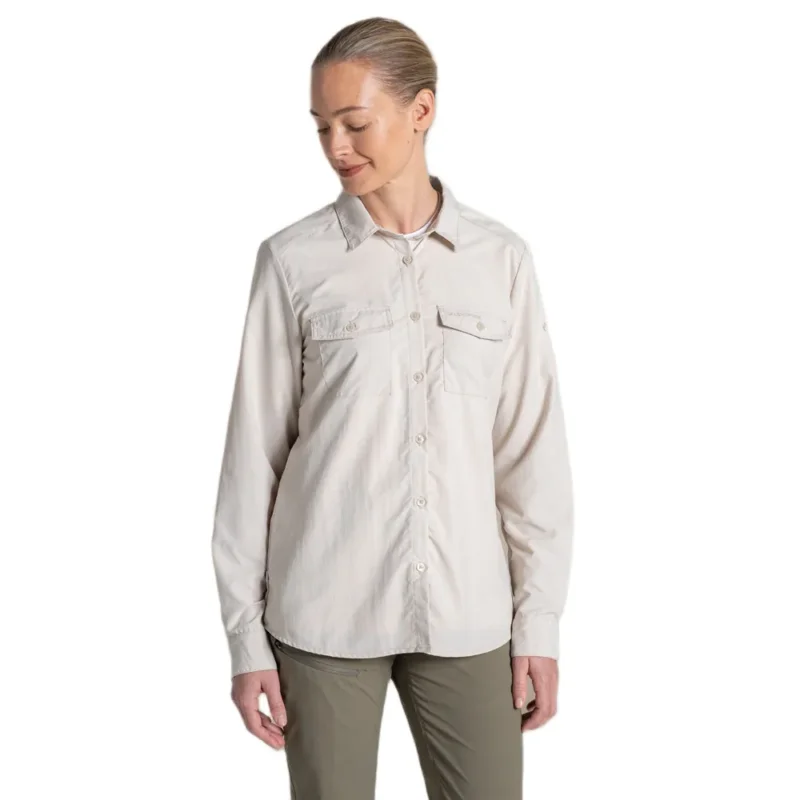 Craghoppers Chemise à manches longues NosiLife Loukkos Paiement Sécurisé