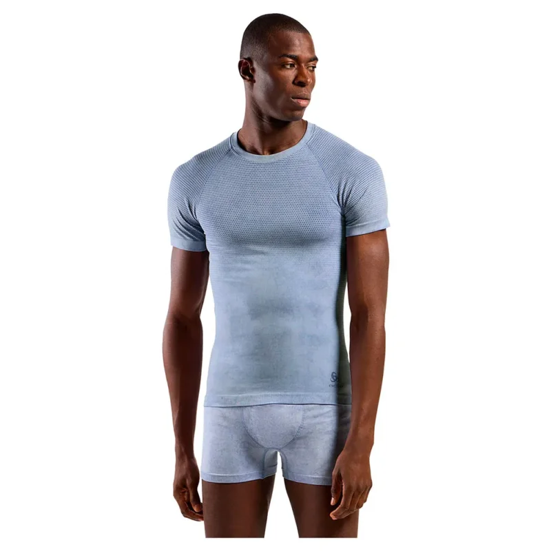 Affaire À Saisir Odlo Couche de base à manches courtes Performance Light Rain Dye