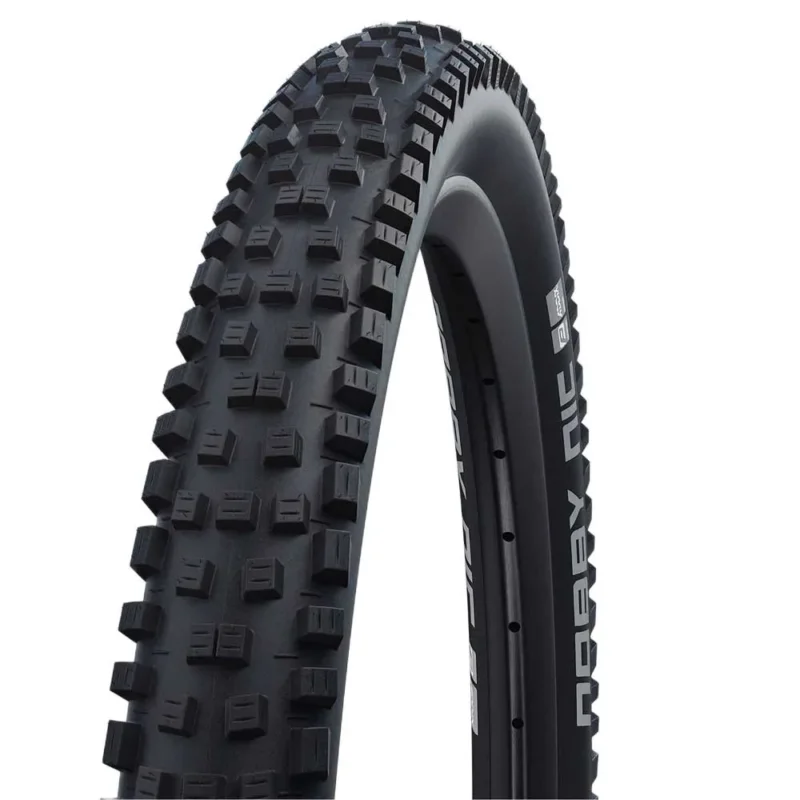 Produit De Marque Schwalbe Pneu VTT Nobby Nic TwinSkin Addix Green Tubeless 27.5´´ x 2.80