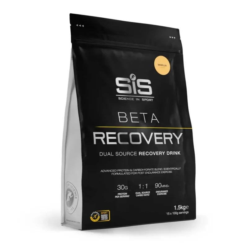 Vente Flash SIS Poudre de boisson de récupération Beta Vanille 1.5kg
