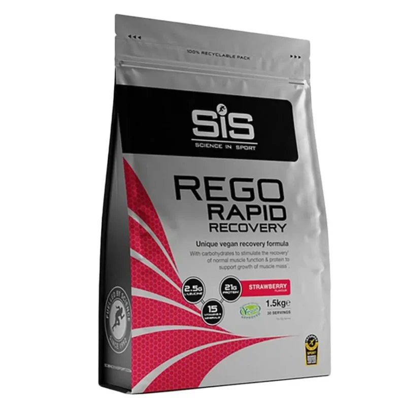 SIS Poudre de boisson de récupération Rego Rapid Fraise 1.5kg Offre Exclusive