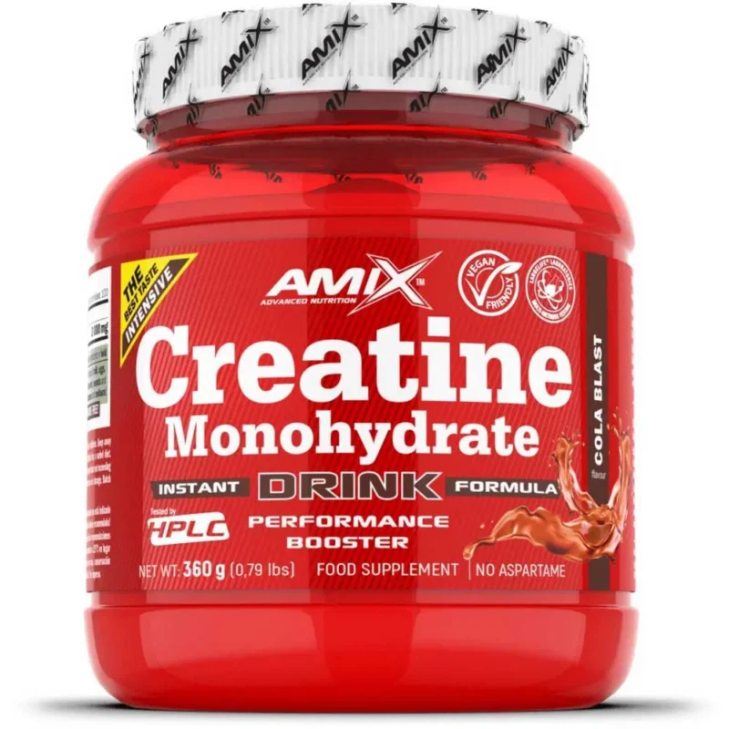 Quantité Limitée Amix Poudre de créatine Monohydrate Citron & Lime 360g