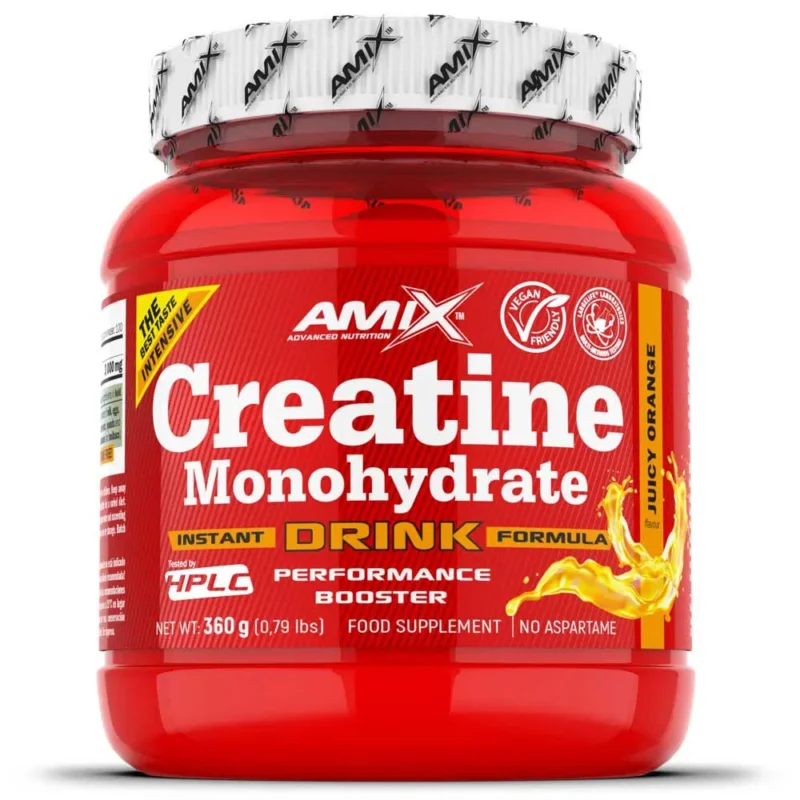Amix Poudre de créatine Monohydrate Orange 360g Vente Flash