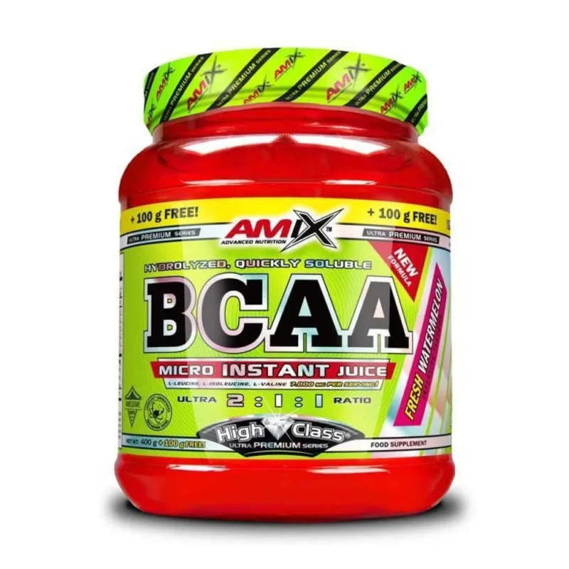 Amix Poudres de BCAA Instantanées Baies 500g Vente Flash